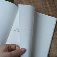Carnet de notes personnalisé avec impression à pois, pages intérieures en papier Tomoe River 52/68 grammes et couverture en cuir PU, format A5/B5, planificateur FP