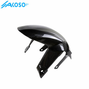 AKOSO-Garde-boue avant en fibre de carbone sèche 3K pour moto Honda CB650F <span class=keywords><strong>CBR650F</strong></span> 2014 <span class=keywords><strong>2015</strong></span> 2016 2017 2018 - Product Image 3
