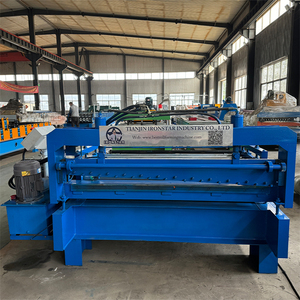 Nửa Vòng màu tráng lợp di động máng xối Ống lạnh cuộn tạo thành máy - Product Image 2