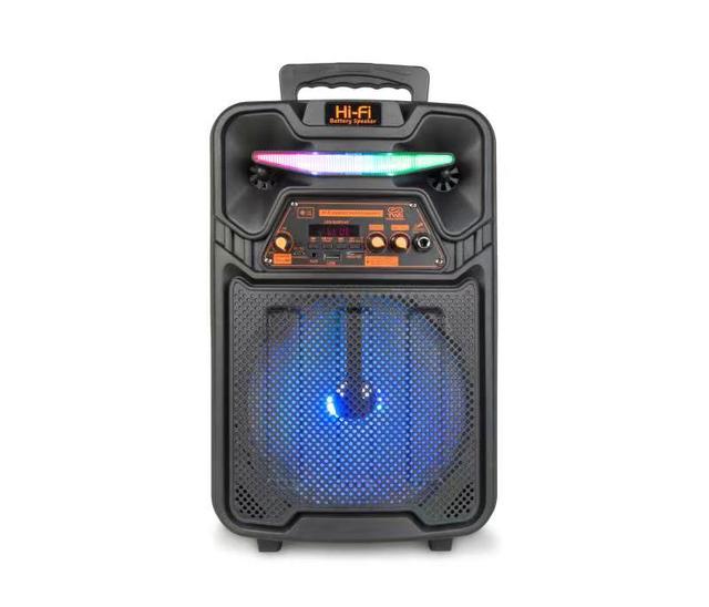 New Outdoor Portable Hi-Fi Wireless Party DJ System Professional Battery Speaker with LED Display