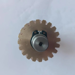 Engranaje de tornillo sin fin de cobre hecho a medida, engranaje helicoidal de precisión para equipos de automatización - Product Image 1