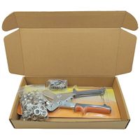 Pince à œillets manuelle portable légère de 10 mm pour rivets, outil de poinçonnage et de sertissage DIY OEM pour rideaux et cuir