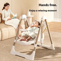 Deux-en-un multifonctionnel en plastique chaise berçante pliante bébé Table à manger ménage siège pliant chaises hautes rehausseurs enfants
