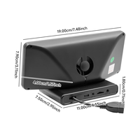 BQCC Autoradio portable 6,86 pouces, écran tactile, compatible CarPlay sans fil et Android Auto, Bluetooth, FM, entrée AUX, PND intelligent, haut-parleur stéréo intégré de 1W