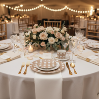 Service de Table en Porcelaine de Luxe Tressé en Rotin et Céramique, Assiettes, Tasses et Soucoupes pour Mariages, Hôtels et Restaurants – Vente en Gros