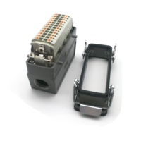 Conector Industrial Multipin de Alta Resistencia SVLEC HDC de 24 Pines DIN, He-024, Fundición a Presión de Zinc, Automotriz, 500V 16A