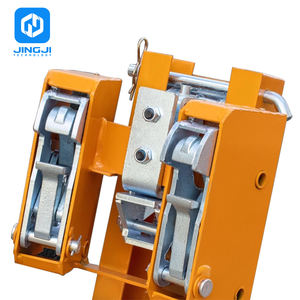 อุปกรณ์ยกถังแบบกลไกสองวงแหวน พร้อมที่จับถังแบบหนีบ สำหรับรถยก - Product Image 3