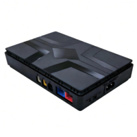 Baterai Lithium Mini DC PoE UPS Cadangan Darurat Kecil 5V 9V 12V Catu Daya Tak Terputus untuk Router WiFi dan Modem Optik