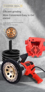 Máquina pulidora de hormigón para suelos y paredes, motor de alto momento de carga, desbaste grueso, multifuncional, integrada, sin polvo, automática para paredes - Product Image 6