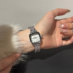 Reloj de Pulsera de Lujo para Mujer, Nuevo, Personalizado, de Cobre, con Correa de Acero Inoxidable, Cuadrado, de Aleación, a la Moda - Product Image 5
