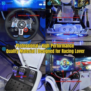 Équipement de parc d'attractions, machine de jeu <span class=keywords><strong>VR</strong></span>, plateforme de mouvement 6 DoF, simulateur de course, cockpit de course <span class=keywords><strong>VR</strong></span> 9D, siège de simulation, vente en gros d'usine - Product Image 2