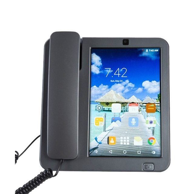 KT800 Plus Update Version 3G 4G SIM Card Android Smart Fixed Phone Touch Screen Video Call Telephone With Wifi Phone