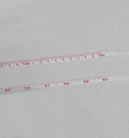 Cadeaux promotionnels d'entreprise : Porte-clés mètre ruban en plastique de 1,5 m, design en forme de panneau de cinéma, mini ruban à mesurer personnalisé
