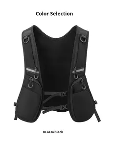 Chaleco reflectante ligero para correr con múltiples bolsillos para hombre y mujer, ideal para deportes al aire libre. - Product Image 2