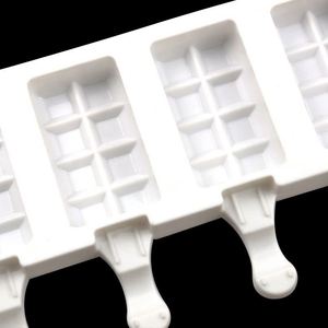 Molde de Silicona Ecológico para Helados, Forma de Bloque Grande de 4 Cavidades, Sin Estampado, Hecho a Mano, OEM/ODM, Muestra Gratuita de Fábrica - Product Image 3