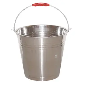 Balde de gelo de leite, 10l/12l/16l/20l, popular, de alta qualidade, aço inoxidável