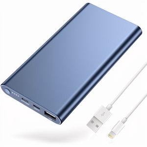 <span class=keywords><strong>แบ</strong></span><span class=keywords><strong>ต</strong></span>เตอรี่สำรองพกพาขนาด 12,000mAh ชาร์จเร็ว พอร์<span class=keywords><strong>ต</strong></span> USB-C Input/Output (USB-C USB-A) <span class=keywords><strong>แบ</strong></span><span class=keywords><strong>ต</strong></span>เตอรี่ลิเธียมโพลิเมอร์ สำหรับ iPhone - Product Image 1