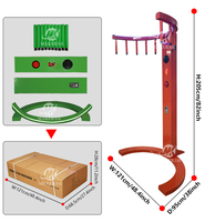 MAKER Jeux de sport Réaction rapide Coordination physique Catch Stick Jeux à pièces en métal Arcade Eyes Fast Chips Game Machine