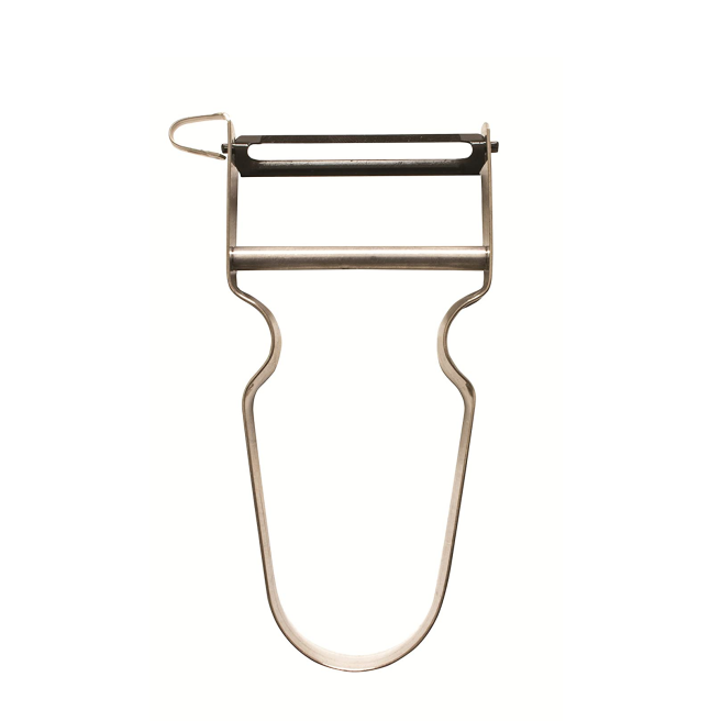 Экологичная кухонная Овощечистка для картофеля, без отходов, из нержавеющей стали, в традиционном швейцарском стиле