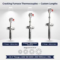 Huadong Thermocouple for Ethylene Cracking Furnace, Temperature Sensor for Ethylene Production Temperature Measurement & Control