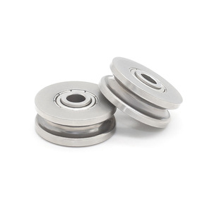 Support de câble en acier inoxydable en forme de U, tout en métal, avec roulement à billes à gorge profonde non standard S605ZZ 5*22*9mm - Product Image 1