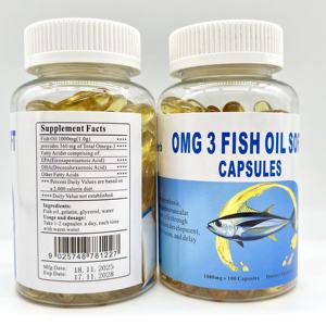 Высококачественный натуральный рыбий жир в капсулах (софтгель) Омега-3 EPA <span class=keywords><strong>DHA</strong></span>, <span class=keywords><strong>100</strong></span> капсул/флакон, для женщин и мужчин, прямые поставки с завода - Product Image 5