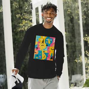 Sudadera de cuello redondo de gran tamaño Unisex hecha en EE. UU. Bordado 3D personalizable Serigrafía Antiarrugas Características Tinte - Product Image 6