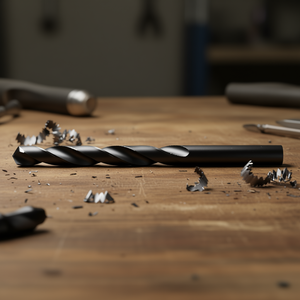 Broca Helicoidal HSS de 18.5 mm, Longitud de 198 mm, Serie Corta, Recubrimiento Negro, Multiusos - Product Image 3