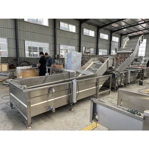 Large Capacity Industrial Vegetable Fruit Bean Spray Washing Machine