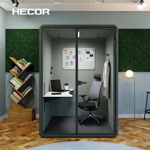 Office Pods para 2 personas Small Office Pods Cabina acústica insonorizada de vidrio - Product Image 4