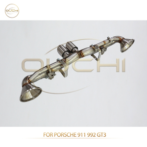 Sistema di Scarico Elettronico Ouchi con Valvola per Porsche 911 992 <span class=keywords><strong>GT3</strong></span>, Impianto di Scarico Catback in Acciaio Inox ad Alte Prestazioni - Product Image 4