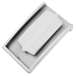 <span class=keywords><strong>Boucle</strong></span> <span class=keywords><strong>de</strong></span> <span class=keywords><strong>ceinture</strong></span> automatique à cliquet en acier inoxydable, plaqué or et argent, texture croco, <span class=keywords><strong>boucle</strong></span> <span class=keywords><strong>de</strong></span> remplacement pour <span class=keywords><strong>homme</strong></span>, pour tenue formelle - Product Image 2