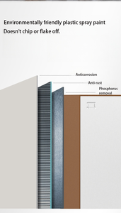 خزانة ملفات فولاذية حديثة ذات بابين الأكثر مبيعًا، موديل عمودي مع قفل للاستخدام في المنزل والمدرسة والفندق وصالة الألعاب الرياضية - Product Image 5