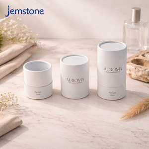 Custom Design Recyclable Essential Oil Cardboard Tube Box Packaging Luxury 30ml Perfume <b>Bottle</b> Candle Paper Tube Packaging - Product Image 3