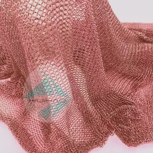 Machinery Manufacturing Chain mail Color Finished Stainless Steel Weld Ring Mesh For Fire Curtain