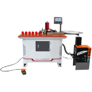 Curved edge banding machine furniture aluminum plate edge banding woodworking automatic pur edge banding machine