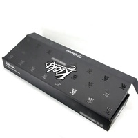 Benutzer definierte lange Versand Skateboard Packbox Große Karton Mailer Box Wellpappe Box mit Spot UV-Logo