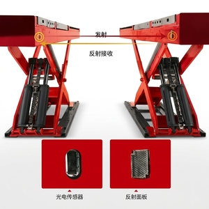 <span class=keywords><strong>Pont</strong></span> élévateur à <span class=keywords><strong>ciseaux</strong></span> <span class=keywords><strong>double</strong></span> 4,5t encastré ultra-plat hydraulique pour voitures 3,0kW 380V - Product Image 2
