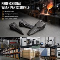 Gigi Bucket Forged Ruimaike Kualitas OEM untuk Wheel Loader, Backhoe, Mini Excavator, Batu, untuk Suku Cadang Ujung Gigi, Garansi 1 Tahun