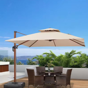 Villa Jardin Épaissi Pliant Acrylique Parapluie Imperméable Résistant Au Vent Extérieur Commercial Ombre Parapluie Personnalisé - Product Image 1