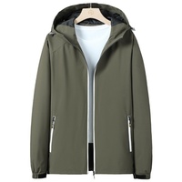 Vestes bomber sportives unisexes pour hommes et femmes, logo personnalisé, fermeture éclair réfléchissante, coupe-vent, à capuche