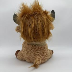 Peluche de yak des Highlands écossais, jouet réaliste en forme de vache à poils longs, cadeau pour enfants de 2 à 4 ans, animal en peluche unisexe - Product Image 4