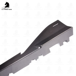 Kit carrosserie automobile jupes latérales en fibre de carbone style TOM pour TOYOTA SUPRA A90 2019 + - Product Image 3