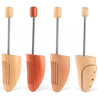 Arbre à chaussures en bois de Lotus avec attelle à ressort Plusieurs tailles disponibles pour maintenir la forme et la durabilité de la chaussure