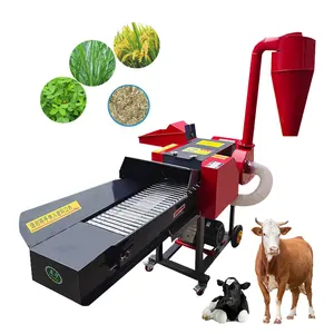 Nova Triturador Para Grão Casa/Alimentação Animal Silage Mill Grinder Machine/Agrícola Forragem Chopper palha cortador