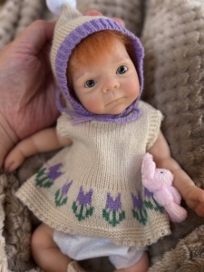 Poupée de mode en silicone pleine grandeur de 10 pouces, jouet de dessin animé, bébé fille nouveau-né, poupée réaliste douce et lavable, faite à la main, pour enfants - Product Image 2