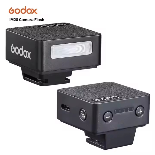 Original Godox iM20 iFlash Mini Manual Camera Flash 45g Pocket Speedlite for Sony Canon Nikon Fuji Ricoh Retro Style 2026