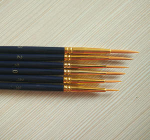 Offre Spéciale Pinceau <span class=keywords><strong>d</strong></span>'art de taille 6 Pinceau de revêtement de peinture à l'huile de cheveux en nylon - Product Image 3