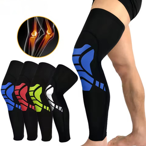 Rodillera elástica <span class=keywords><strong>de</strong></span> compresión para voleibol, protector <span class=keywords><strong>de</strong></span> <span class=keywords><strong>rodilla</strong></span> largo <span class=keywords><strong>de</strong></span> silicona negra, la mejor funda <span class=keywords><strong>de</strong></span> soporte para <span class=keywords><strong>rodilla</strong></span> - Product Image 1