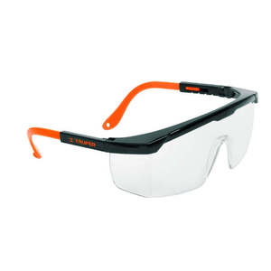Truper LEN-2000 occhiali di sicurezza regolabili classico trasparente lente antigraffio e Anti-nebbia telaio in Nylon con obiettivo in policarbonato - Product Image 2